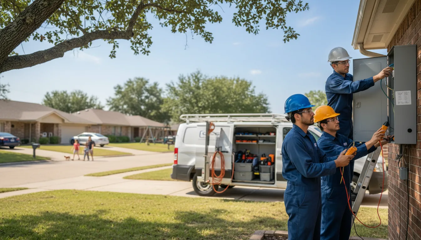 Certified electrician providing emergency electrical services in Martha, KY